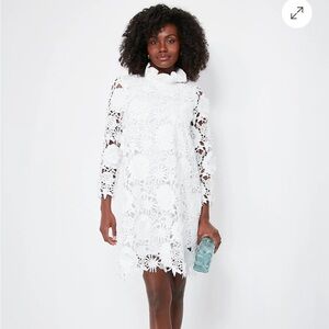 Tuckernuck Blanc Guipure Lace Daphne Dress